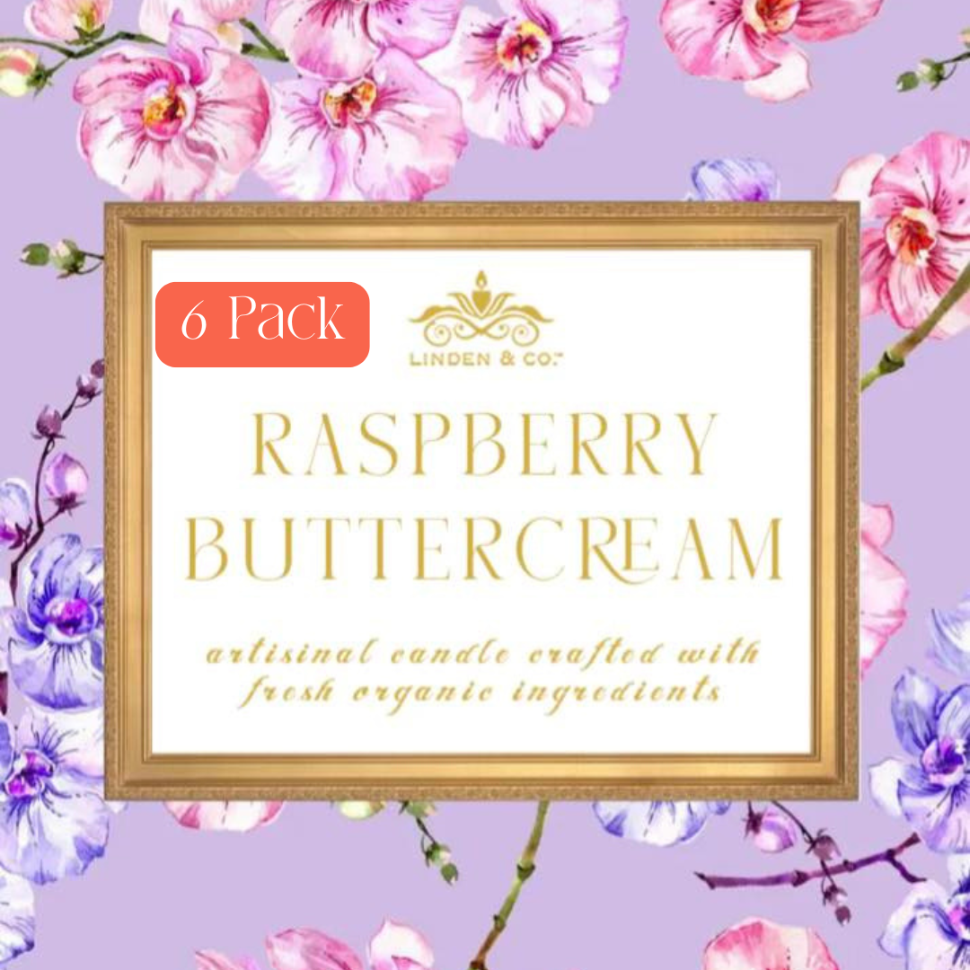 Raspberry Buttercream Candle (Six Pack)